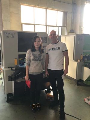 Avrupa Kapı veya Dolabı Kapak Köşe CNC şekillendirme makinesi Tek seferlik kesim