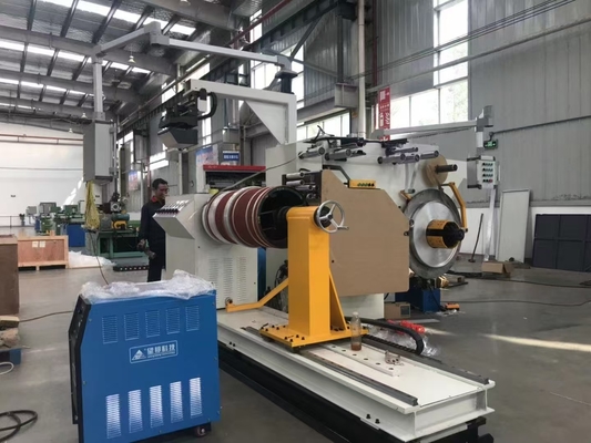 50-1500mm Alüminyum Folyo Genişliği Kuru Tip Transformatör Sargı Makinesi 0.3-1.6mm Folyo Kalınlığı İçin